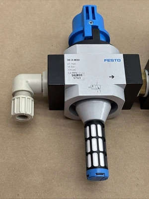 New Festo/burkert  Pneumatic Air Filter Assembly More Info In Description.