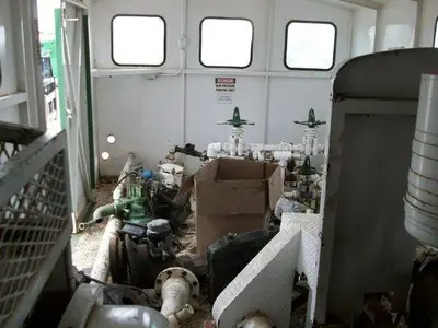 USED HEAVY DUTY SHOP BUILT PUMP HOUSE