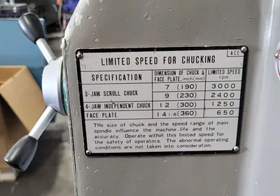 MAZAK-ACE 17" x 60" Lathes, Engine | Machinery Central (12)