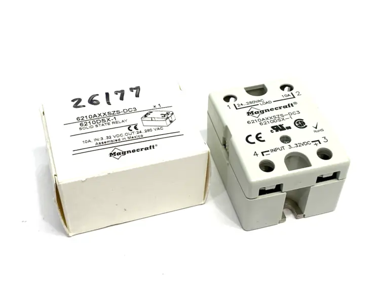 Used MAGNECRAFT SOLID-STATE RELAY 10A, IN: 3...32VDC, OUT: 24...280VAC Relays & Switches | Maverick Industrial Sales #1100409