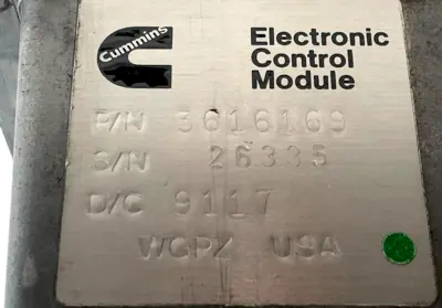 USED CUMMINS 3616169 ELECTRONIC CONTROL MODULE