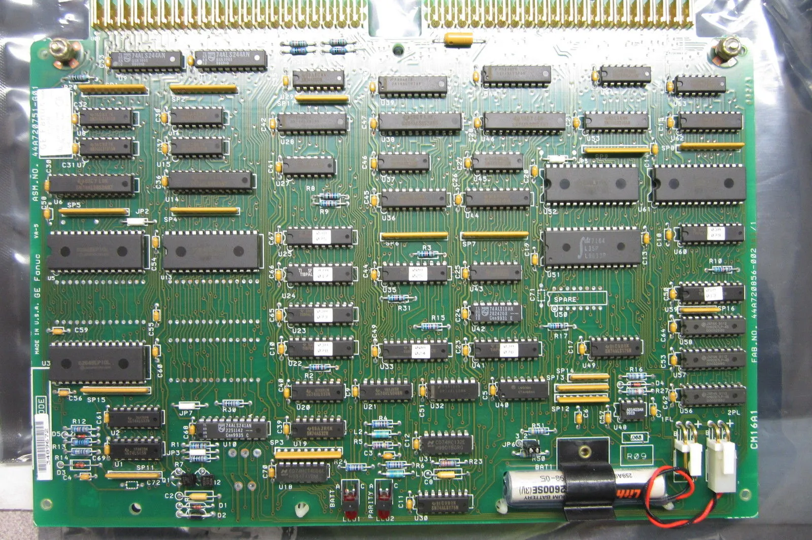 USED GE FANUC IC600LX612L PC BOARD ASM.#44A720751-GO1