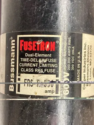 Used FUSETRON FRS-R-300 Miscellaneous Equipment (Electrical & Power) Ohio US | Surplus Asset Holdings #1243228