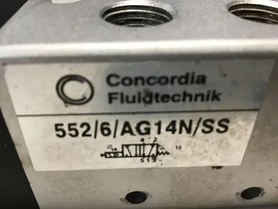 USED CONCORDIA FLUIDTECHNIK 552/6/AG14N/SS