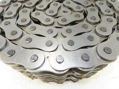 Renold 140 -3 V 3 Strand Roller Chain 1-3/4" Pitch Riveted 1" Rollers 10 Feet