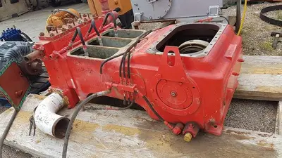 USED 2007 GARDNER DENVER THE 5.5" X 5" TRIPLEX MUD PUMP