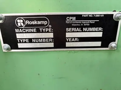 ROSKAMP DP900-18 Mill Roll Grain | Perry Equipment (10)