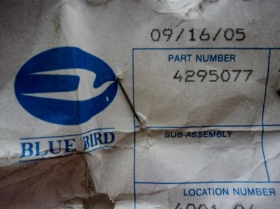 New | in-Stock BLUE-BIRD _UNKNOWN_ Automotive Parts Texas US | OCO Industrial #1571350