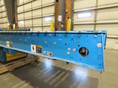 Hytrol ABEZ 30"x 11' EZLogic Accumulation Roller Conveyor 27"BF Center Drive 3PH