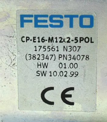 USED FESTO CP-E16-M12X2-5POL