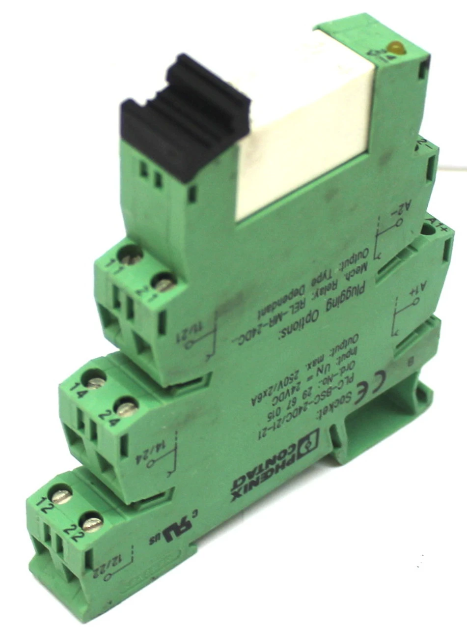 Phoenix Contact PLC-BSC-24DC/21-21 Solid State Relay 24 V, 250 Vac, 6A