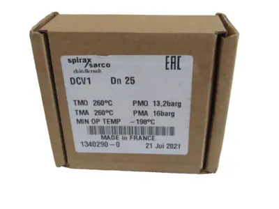 NEW SPIRAX SARCO DCV1 DN25 CHECK VALVE DCV1DN25