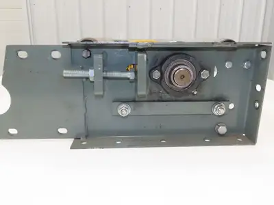 Hytrol 24" Slider Bed Belt Conveyor Take-Up Tail Pulley Assembly 4" Pulley