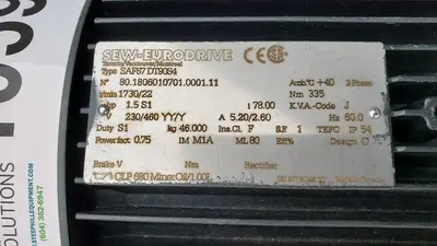 NEW 2010 SEW-EURODRIVE SAF67 / DT9054
