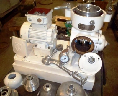 Westfalia RTA 1-01-525 solid bowl separator, 316SS.
