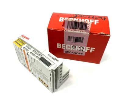 USED BECKHOFF ETHERCAT COUPLER W/ INTEGRATED DIGITAL STANDARD & SAFETY I/OS