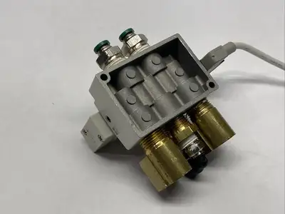 SV3100-5W1U-03N | SMC  Pneumatic Solenoid Valve w/ Subplate 24VDC - Used