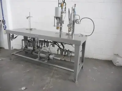 JG Machine Works Semi-automatic Aerosol Filling Line