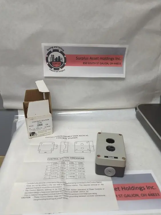 New | in-Stock SHAMROCK CONTROLS RC2M RAAS Electrical Boxes | Surplus Asset Holdings #1227657