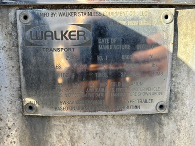 Used 2017 WALKER MILK TANKER TRAILER Tanker Trailers Michigan US | Miedema Asset Management Group #1709424