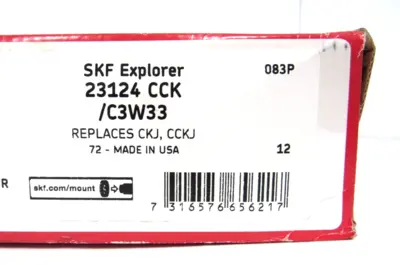 NEW SKF 23124 CCK /C3W33 ROLLER BEARINGS 23124CCKC3W33