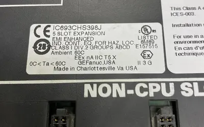 USED GE FANUC IC693CHS398J