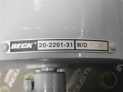 Beck 20-2201-31 7.0 NM Motor Assembly 60Hz 75 OHMS 15 MFD Capacitor Used