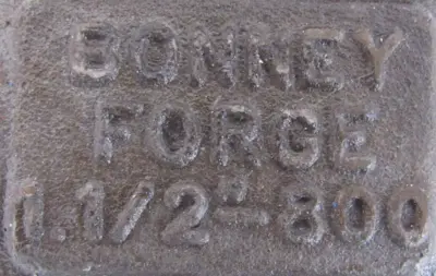 NEW BONNEY FORGE 1-1/2"-800 GATE VALVE 022077-0598