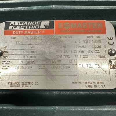 USED RELIANCE ELECTRIC P21G4921R