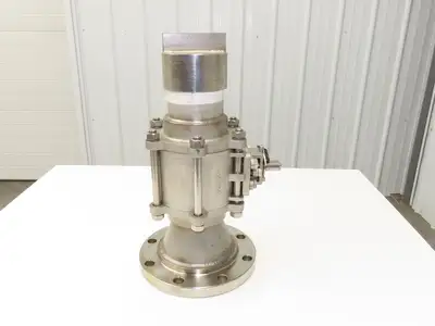 Flow-Tek 7011 Stainless Ball Valve 4" NPT x 6" Flanged Welded 1000 WOG CF8M