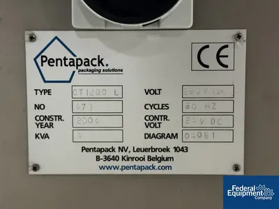 USED Pentapack NV Pentapack CT1200L Unit Dose Packaging Machine
