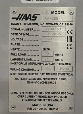 Haas HAAS VF-2SS CNC Machining Centers & Milling Machines | Amiron Machinery (4)