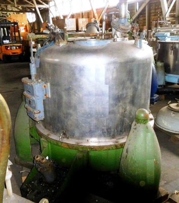 Heine 39 x 25 perforate basket centrifuge, 316SS.