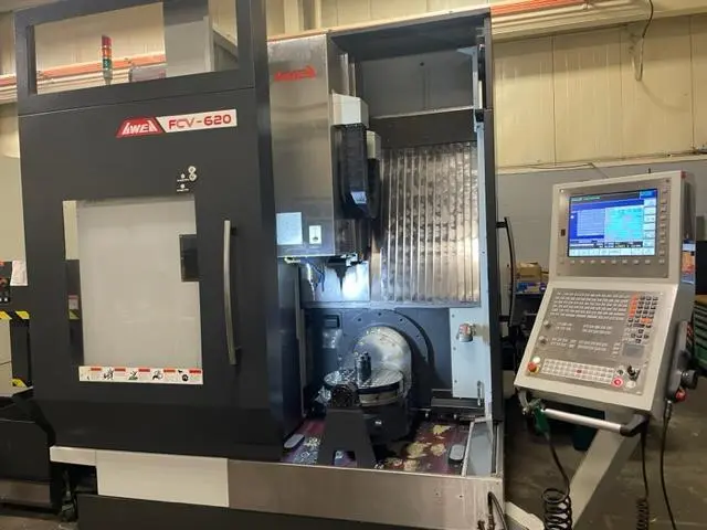 Used 2016 AWEA FCV-620 Vertical Machining Centers (5-Axis or More) Michigan US | Tramar Industries #419575