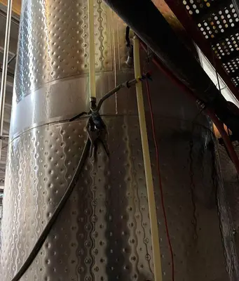 2500 Gallon JV Northwest closed top fermenter / storage / blend tanks
