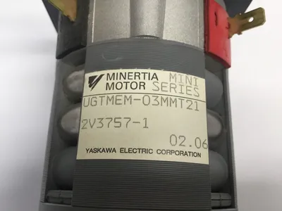 USED YASKAWA MINERTIA MOTOR MINI SERIES 2V3757-1 02.06
