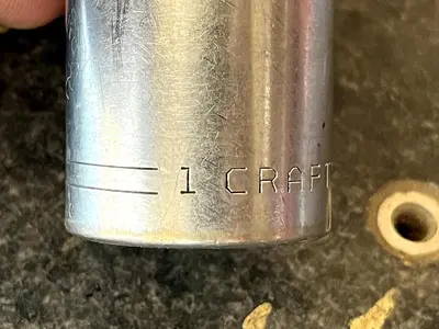 Craftsman 1" Socket 12pt Point 1/2" Drive V Series