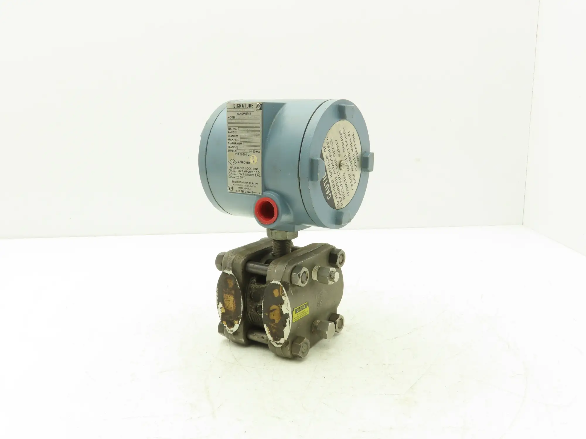 Bristol Acco Differential Pressure Transmitter Signature 0-120" WC 24VDC 2000psi