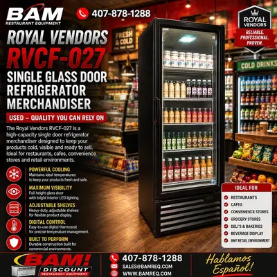 Used ROYAL _UNKNOWN_ Refrigerators Florida US | BAM Discount Restaurant Equipment #1091210
