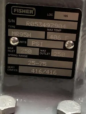 New | in-Stock FISHER M95H-3063-2513368 Air Pressure Regulators Ohio US | Surplus Asset Holdings #1226297