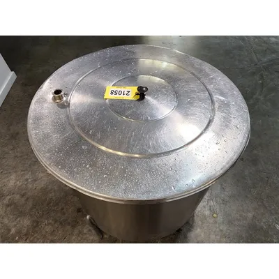 Used Stainless Steel Liquid Tank - 115 Gallon Capacity