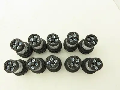 Eaton C22 Compact Pushbutton 22.5mm 1NO Momentary Illuminated White Lot of 10