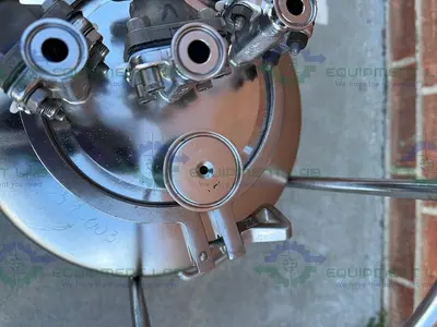 USED ALLOY PRODUCTS 10 LITER STAINLESS STEEL PROCESS / PRESSURE VESSEL 40 PSI