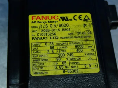 USED FANUC A06B0115B804