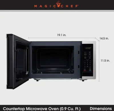 Magic Chef 0.9 CU. FT. COUNTERTOP COOKING 900-WATT DIGITAL TOUCH
