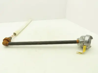 FWS Schaefer KK39ZA Thermocouple Pipe Well 18"x 21" Ceramic 90° Elbow 1/2"NPT