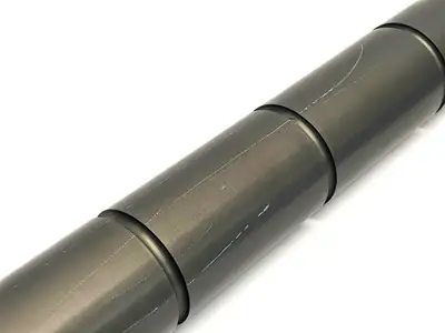 Conveyor Roller Grooved 30-1/8" L, 2-1/4" OD, 30-7/8" L Shaft, 3/4" OD - New Other