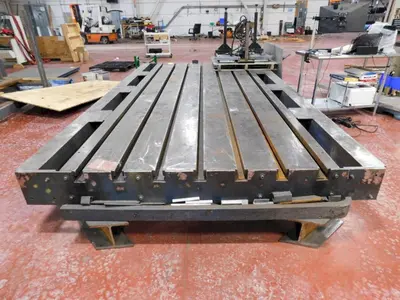 160" X 92" T-SLOT TABLE: YOBRO #24039