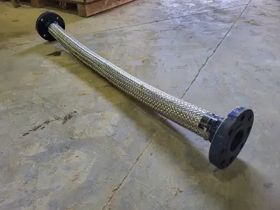 2" x 47" Class 300 Flexible Braided Metal Hose B16/5 SA/A105N/C21