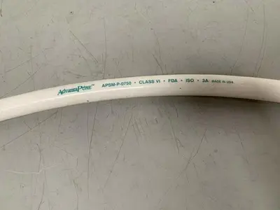 USED ADVANTAPURE APSM-P-0750 1" X 48" FLEXIBLE SILICONE HOSE 150 PSI